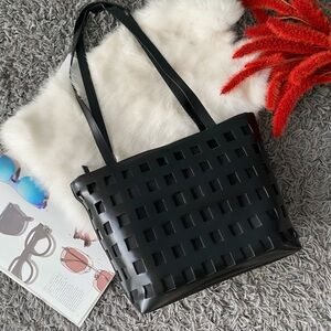 Holt Renfrew Leather Tote Bag